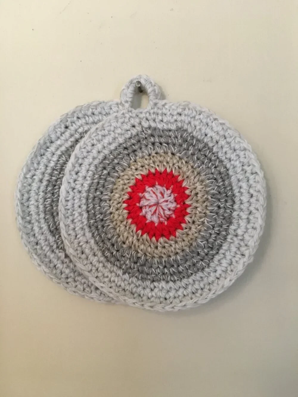 Crochet Pot Holders, Crochet Trivet, Christmas Gift Under 15, Handmade Placemat